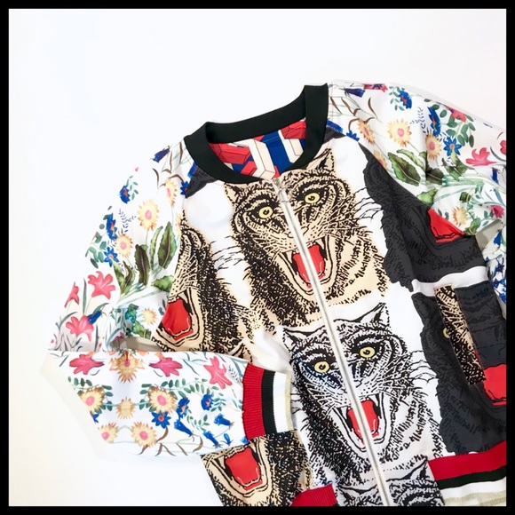 🌸FLORAL CAT TRACK JACKET!🌷 - Picture 2 of 8